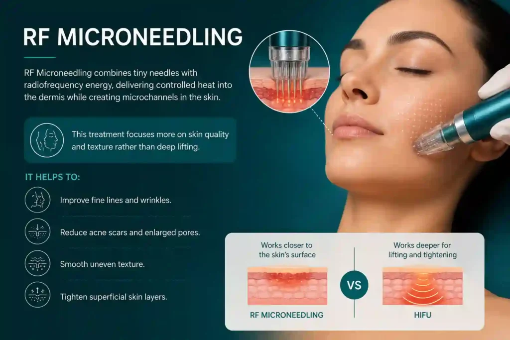 What Does RF Microneedling Do That HIFU Alone Cannot Cranleigh