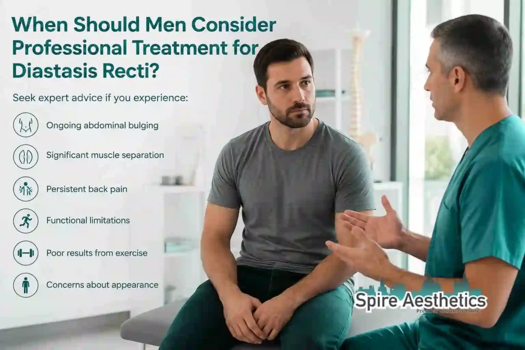 When Should Men Consider Professional Treatment for Diastasis Recti Cranleigh?
